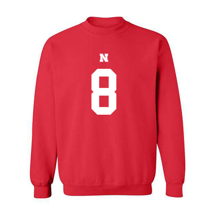 Nebraska - NCAA Football : Tamon Lynum - Fashion Shersey Crewneck Sweatshirt-0