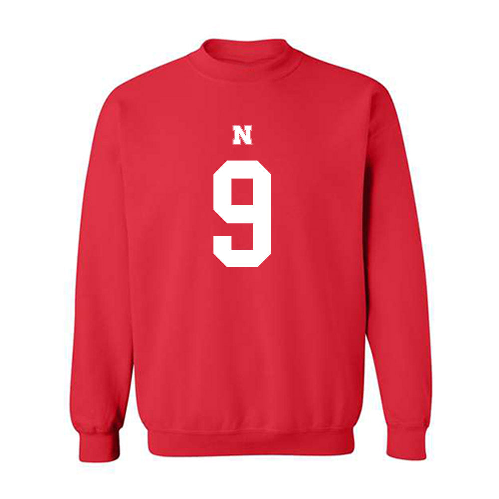 Nebraska - NCAA Football : Vincent Shavers - Fashion Shersey Crewneck Sweatshirt-0