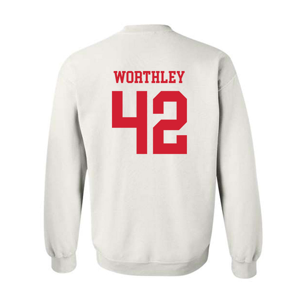 Nebraska - NCAA Baseball : Jalen Worthley - Crewneck Sweatshirt