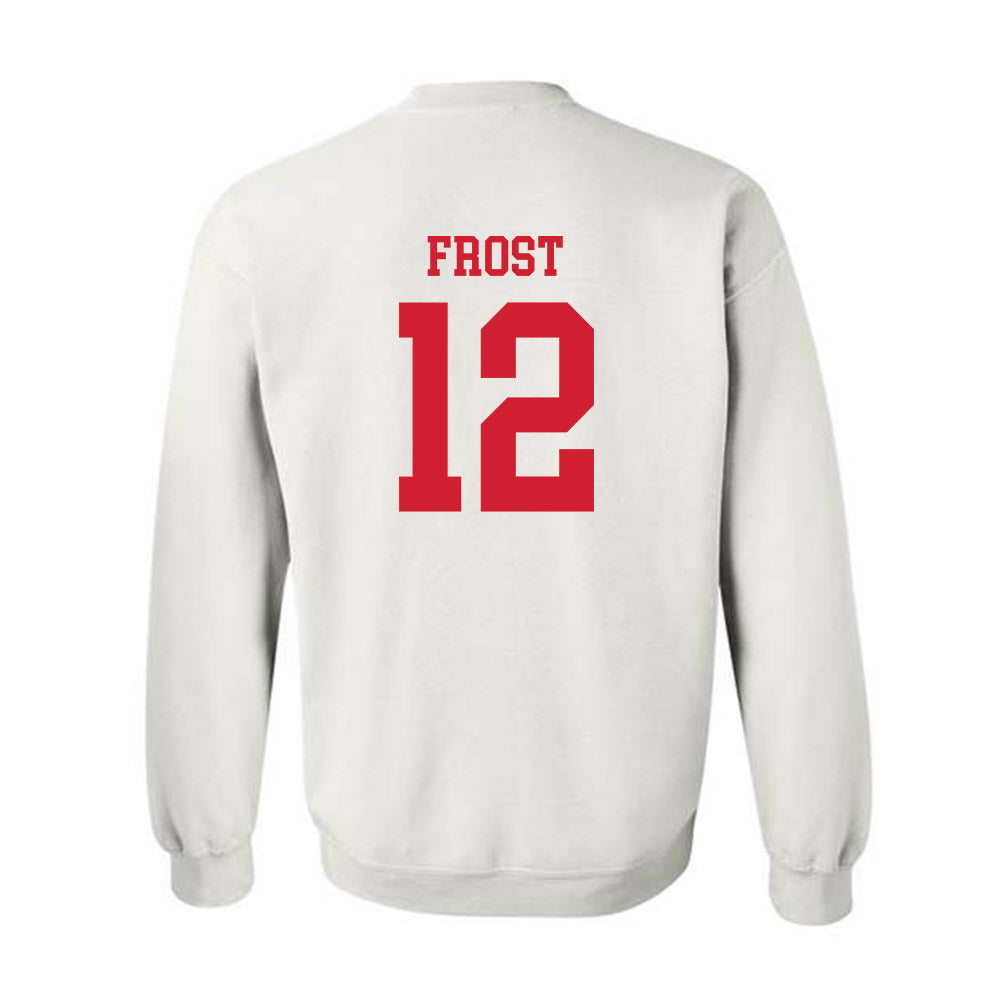 Nebraska - NCAA Baseball : Cael Frost - Sports Shersey Crewneck Sweatshirt-1