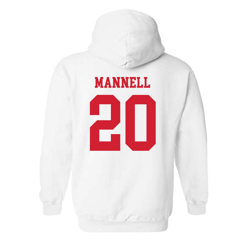 Nebraska - NCAA Baseball : Kevin Mannell - Sports Shersey Hooded Sweatshirt-1