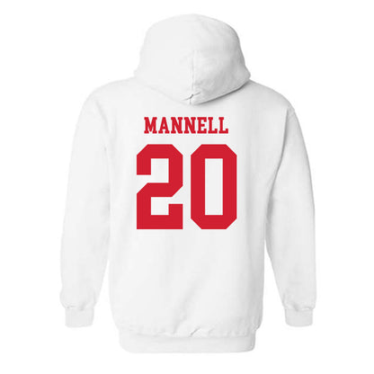 Nebraska - NCAA Baseball : Kevin Mannell - Sports Shersey Hooded Sweatshirt-1