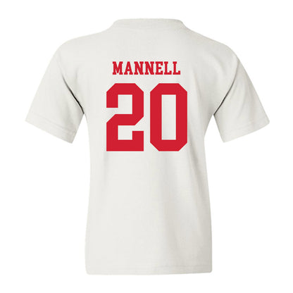 Nebraska - NCAA Baseball : Kevin Mannell - Sports Shersey Youth T-Shirt-1