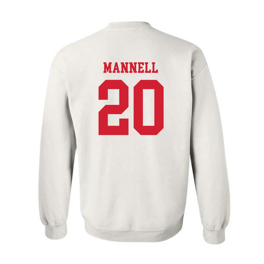 Nebraska - NCAA Baseball : Kevin Mannell - Sports Shersey Crewneck Sweatshirt-1