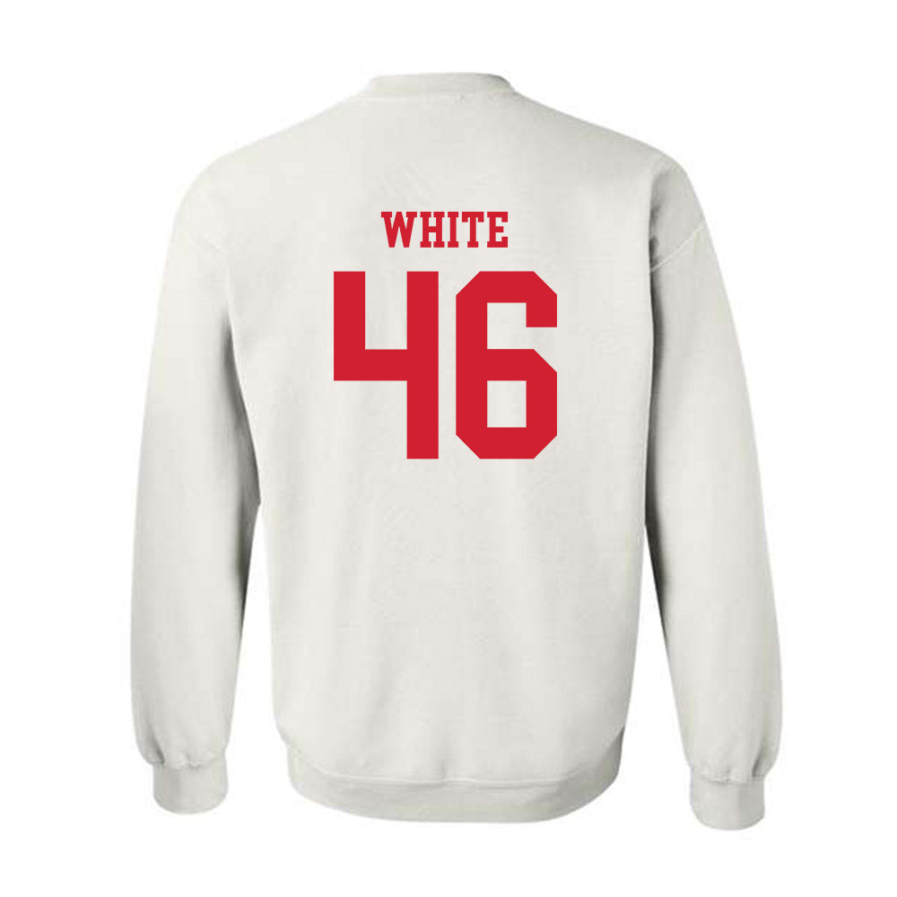 Nebraska - NCAA Baseball : Aiden White - Sports Shersey Crewneck Sweatshirt-1