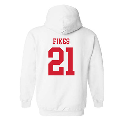 Nebraska - NCAA Baseball : Trey Fikes - Sports Shersey Hooded Sweatshirt-1
