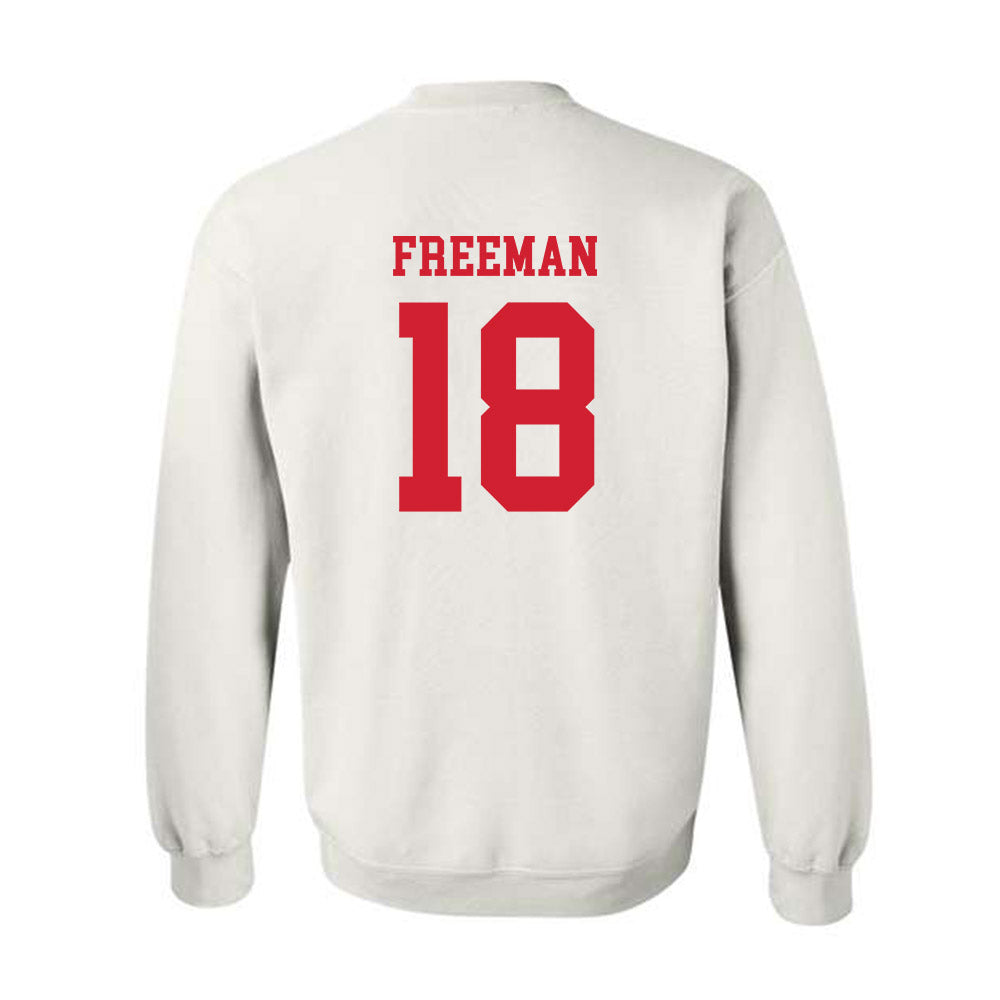 Nebraska - NCAA Baseball : Preston Freeman - Sports Shersey Crewneck Sweatshirt-1