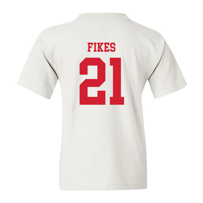 Nebraska - NCAA Baseball : Trey Fikes - Sports Shersey Youth T-Shirt-1