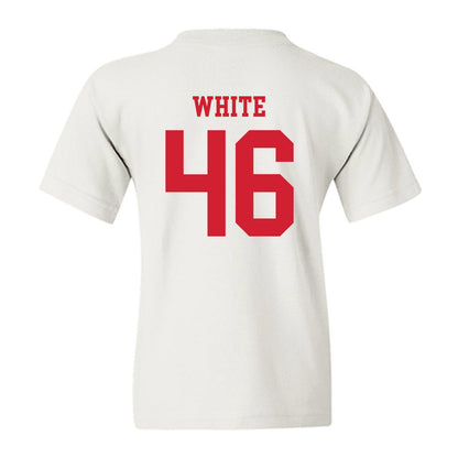 Nebraska - NCAA Baseball : Aiden White - Sports Shersey Youth T-Shirt-1