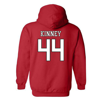 Nebraska - NCAA Softball : Kaylin Kinney - Hooded Sweatshirt Sports Shersey