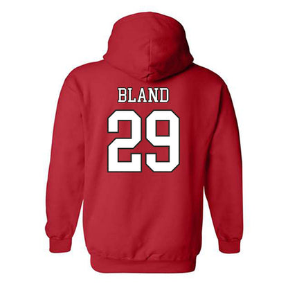 Nebraska - NCAA Softball : Samantha Bland - Hooded Sweatshirt Sports Shersey