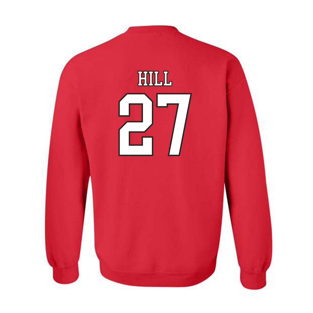 Nebraska - NCAA Softball : Natalia Hill - Sports Shersey Crewneck Sweatshirt-1