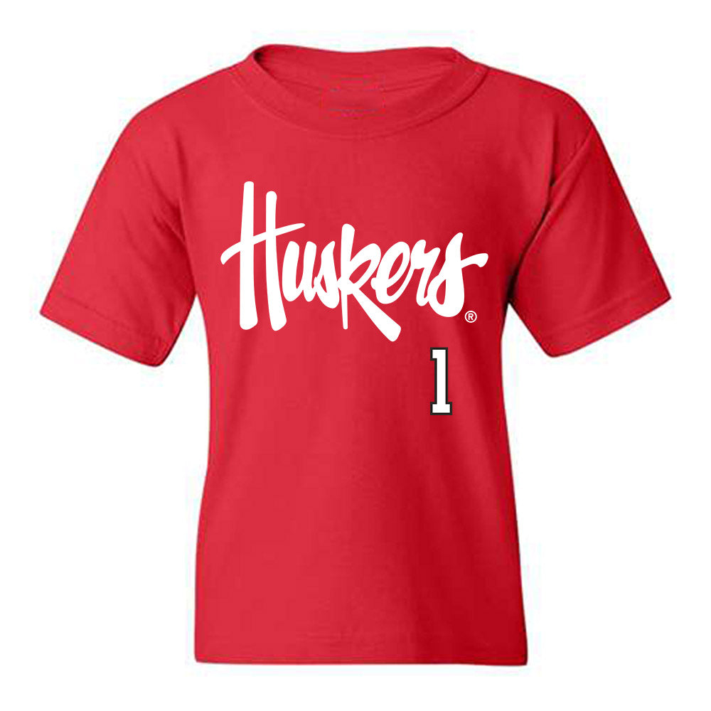 Nebraska - NCAA Softball : Olivia DiNardo - Sports Shersey Youth T-Shirt-0