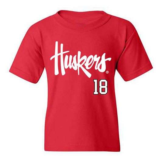 Nebraska - NCAA Softball : Nessa McMillen - Sports Shersey Youth T-Shirt-0