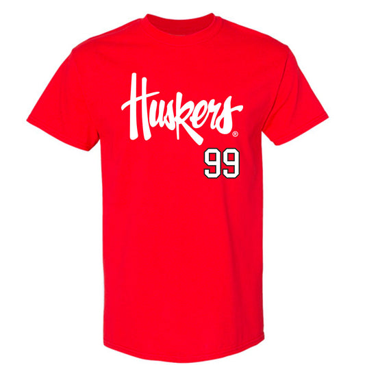 Nebraska - NCAA Softball : Alexis Jensen - Sports Shersey T-Shirt-0