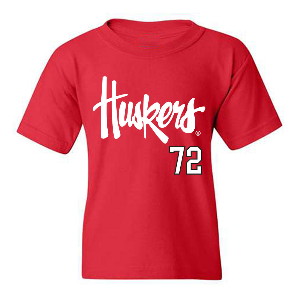 Nebraska - NCAA Softball : Carlie Muhlbach - Sports Shersey Youth T-Shirt-0