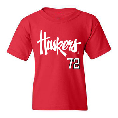 Nebraska - NCAA Softball : Carlie Muhlbach - Sports Shersey Youth T-Shirt-0