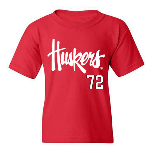 Nebraska - NCAA Softball : Carlie Muhlbach - Sports Shersey Youth T-Shirt-0