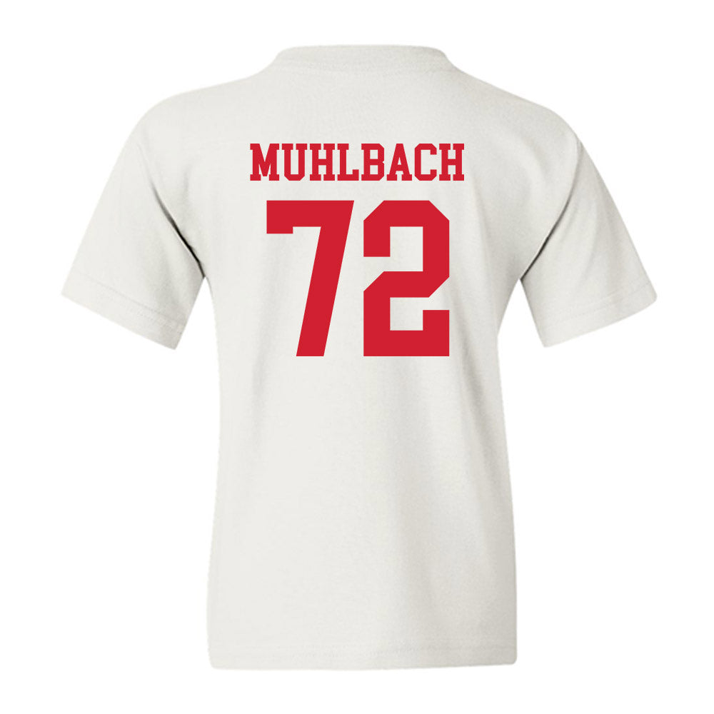 Nebraska - NCAA Softball : Carlie Muhlbach - Generic Shersey Youth T-Shirt-1