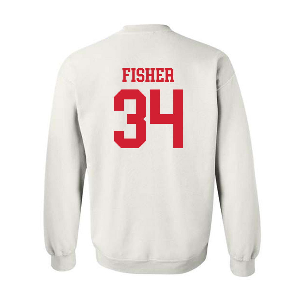 Nebraska - NCAA Women's Basketball : Emily Fisher - Generic Shersey Crewneck Sweatshirt-1