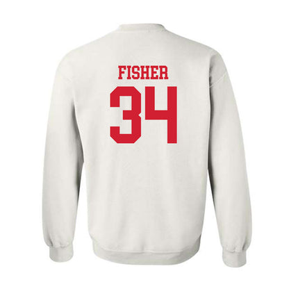 Nebraska - NCAA Women's Basketball : Emily Fisher - Generic Shersey Crewneck Sweatshirt-1