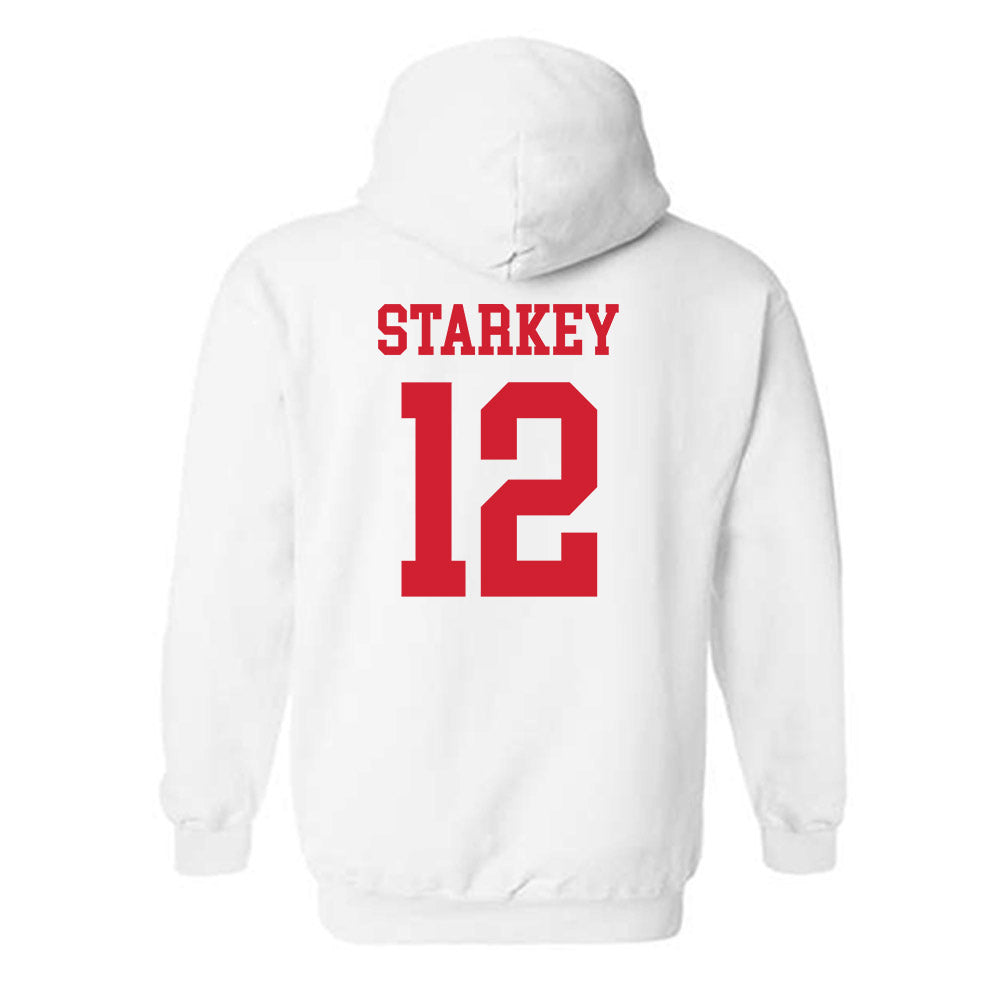 Nebraska - NCAA Women's Bowling : Abigail Starkey - Generic Shersey Hooded Sweatshirt-1