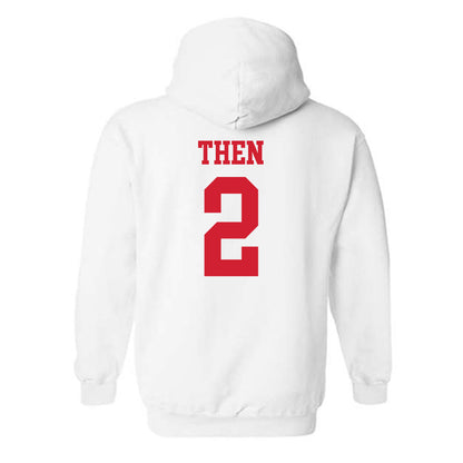 Nebraska - NCAA Women's Soccer : Alyse Then - Generic Shersey Hooded Sweatshirt-1