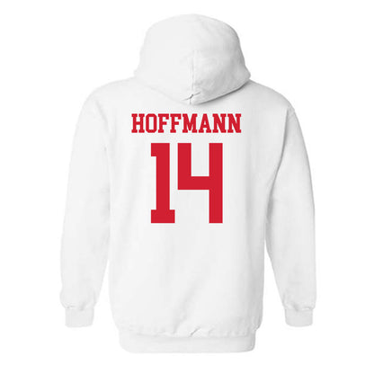 Nebraska - NCAA Softball : Kacie Hoffmann - Generic Shersey Hooded Sweatshirt-1