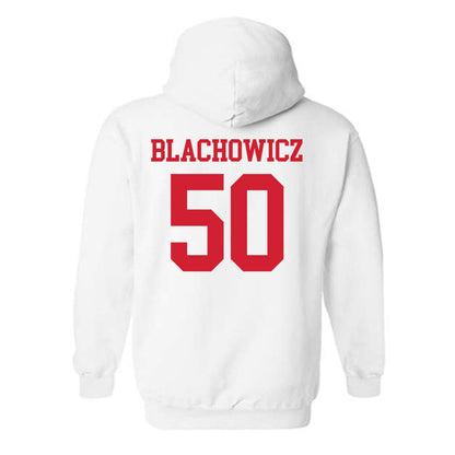 Nebraska - NCAA Baseball : Gavin Blachowicz - Generic Shersey Hooded Sweatshirt-1