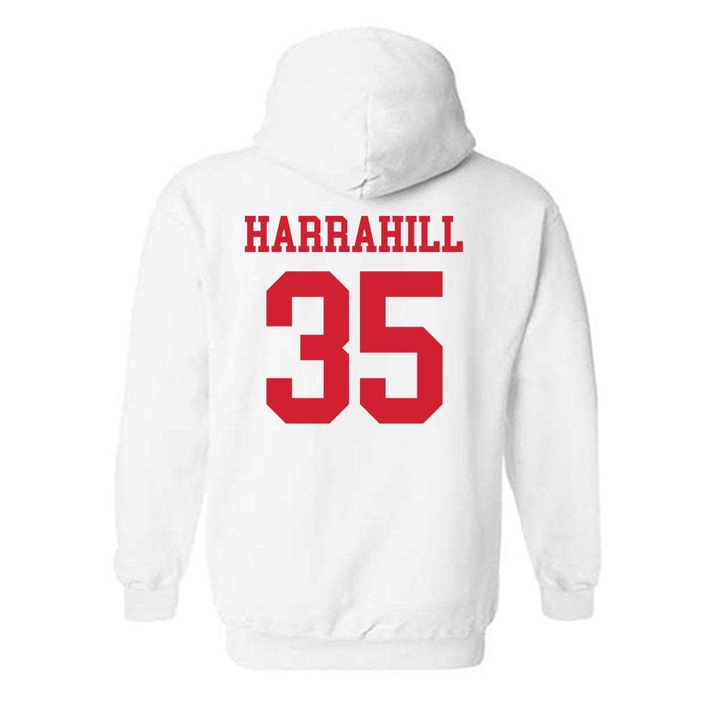 Nebraska - NCAA Baseball : Ryan Harrahill - Generic Shersey Hooded Sweatshirt-1