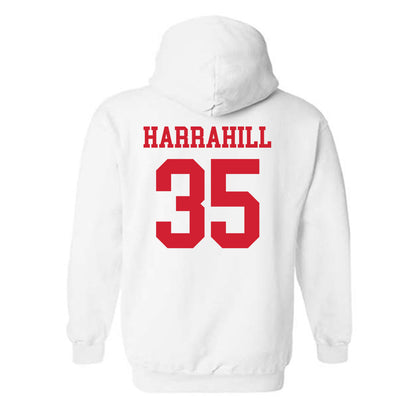 Nebraska - NCAA Baseball : Ryan Harrahill - Generic Shersey Hooded Sweatshirt-1