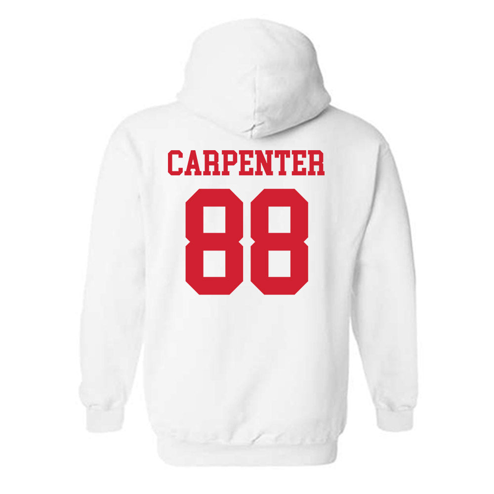 Nebraska - NCAA Football : Jackson Carpenter - Generic Shersey Hooded Sweatshirt-1