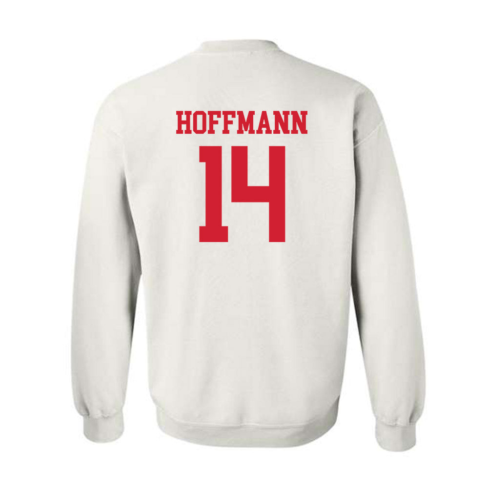 Nebraska - NCAA Softball : Kacie Hoffmann - Generic Shersey Crewneck Sweatshirt-1