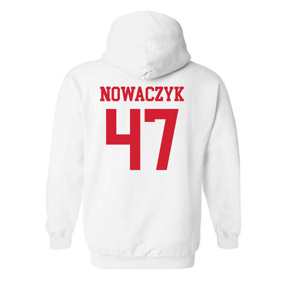 Nebraska - NCAA Baseball : Colin Nowaczyk - Generic Shersey Hooded Sweatshirt-1