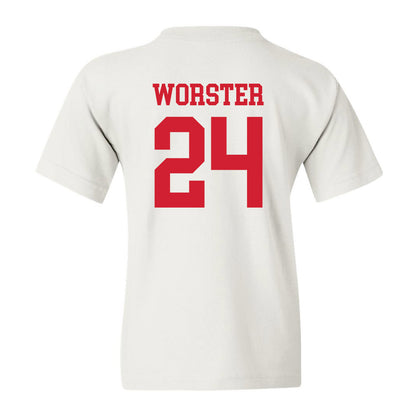 Nebraska - NCAA Men's Basketball : Rollie Worster - Generic Shersey Youth T-Shirt