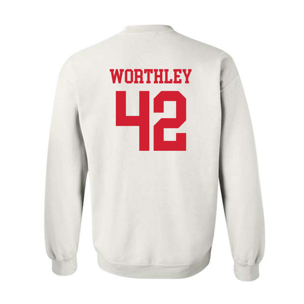 Nebraska - NCAA Baseball : Jalen Worthley - Crewneck Sweatshirt