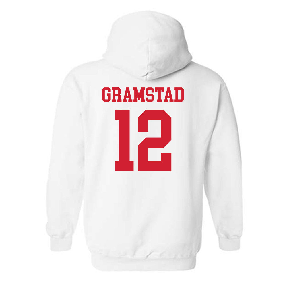 Nebraska - NCAA Football : Jalyn Gramstad - Generic Shersey Hooded Sweatshirt-1