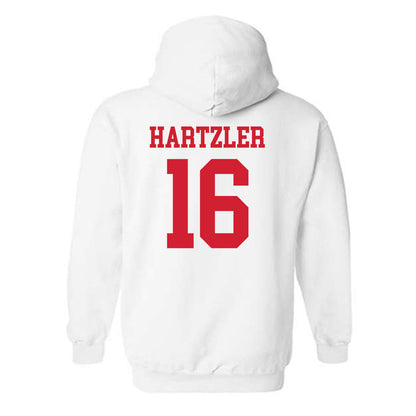 Nebraska - NCAA Women's Bowling : Brenna Hartzler - Generic Shersey Hooded Sweatshirt