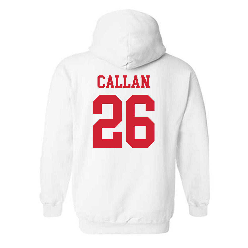 Nebraska - NCAA Women's Bowling : Anna Callan - Generic Shersey Hooded Sweatshirt