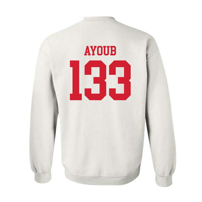 Nebraska - NCAA Wrestling : Omar Ayoub - Generic Shersey Crewneck Sweatshirt-1