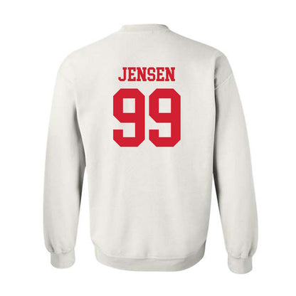 Nebraska - NCAA Softball : Alexis Jensen - Generic Shersey Crewneck Sweatshirt-1