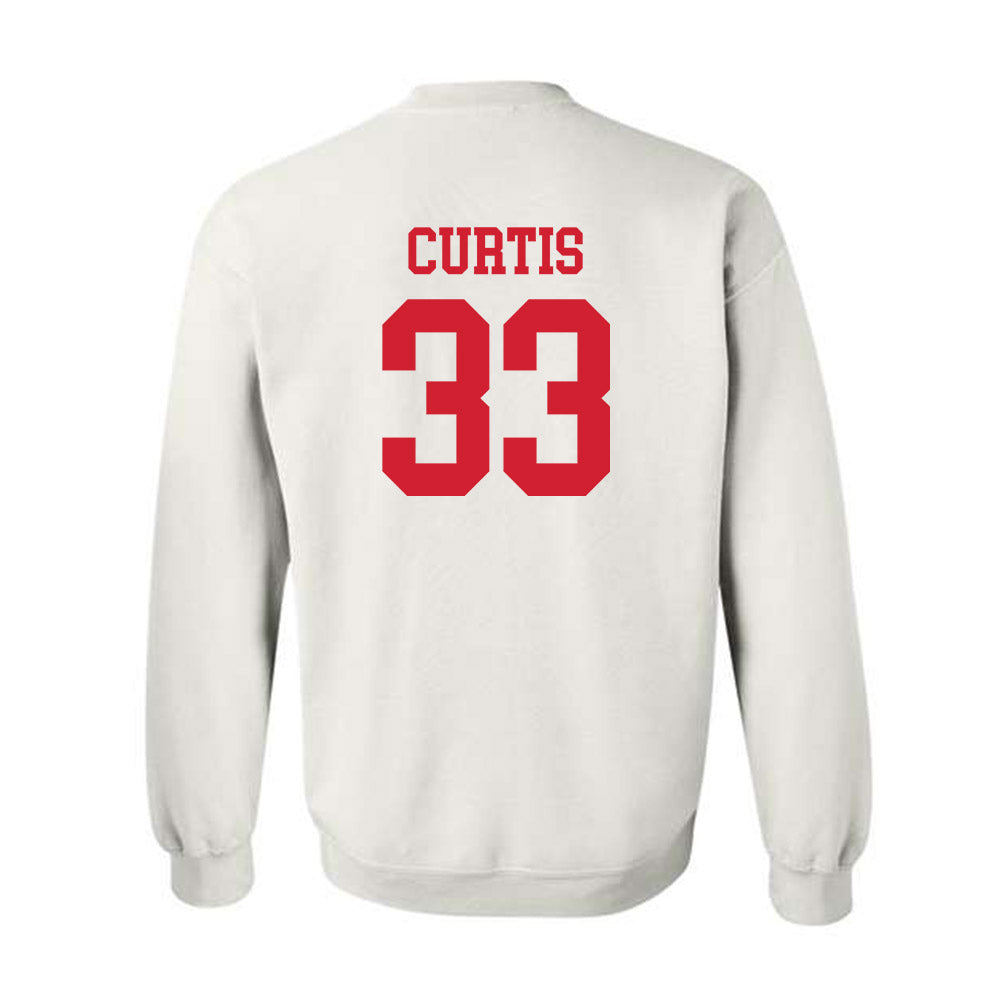 Nebraska - NCAA Men's Basketball : Leo Curtis - Generic Shersey Crewneck Sweatshirt-1
