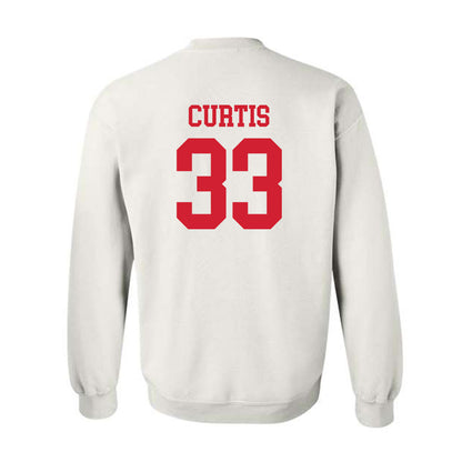 Nebraska - NCAA Men's Basketball : Leo Curtis - Generic Shersey Crewneck Sweatshirt-1