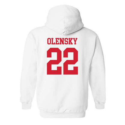 Nebraska - NCAA Softball : Caitlin Olensky - Hooded Sweatshirt Classic Shersey