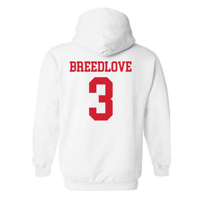 Nebraska - NCAA Women's Bowling : Lani Breedlove - Generic Shersey Hooded Sweatshirt