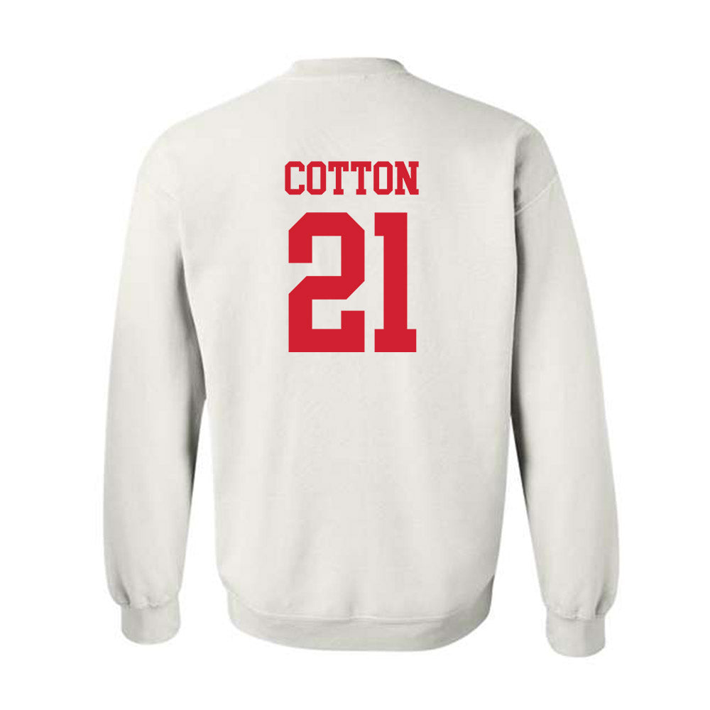 Nebraska - NCAA Baseball : Jaron Cotton - Generic Shersey Crewneck Sweatshirt-1