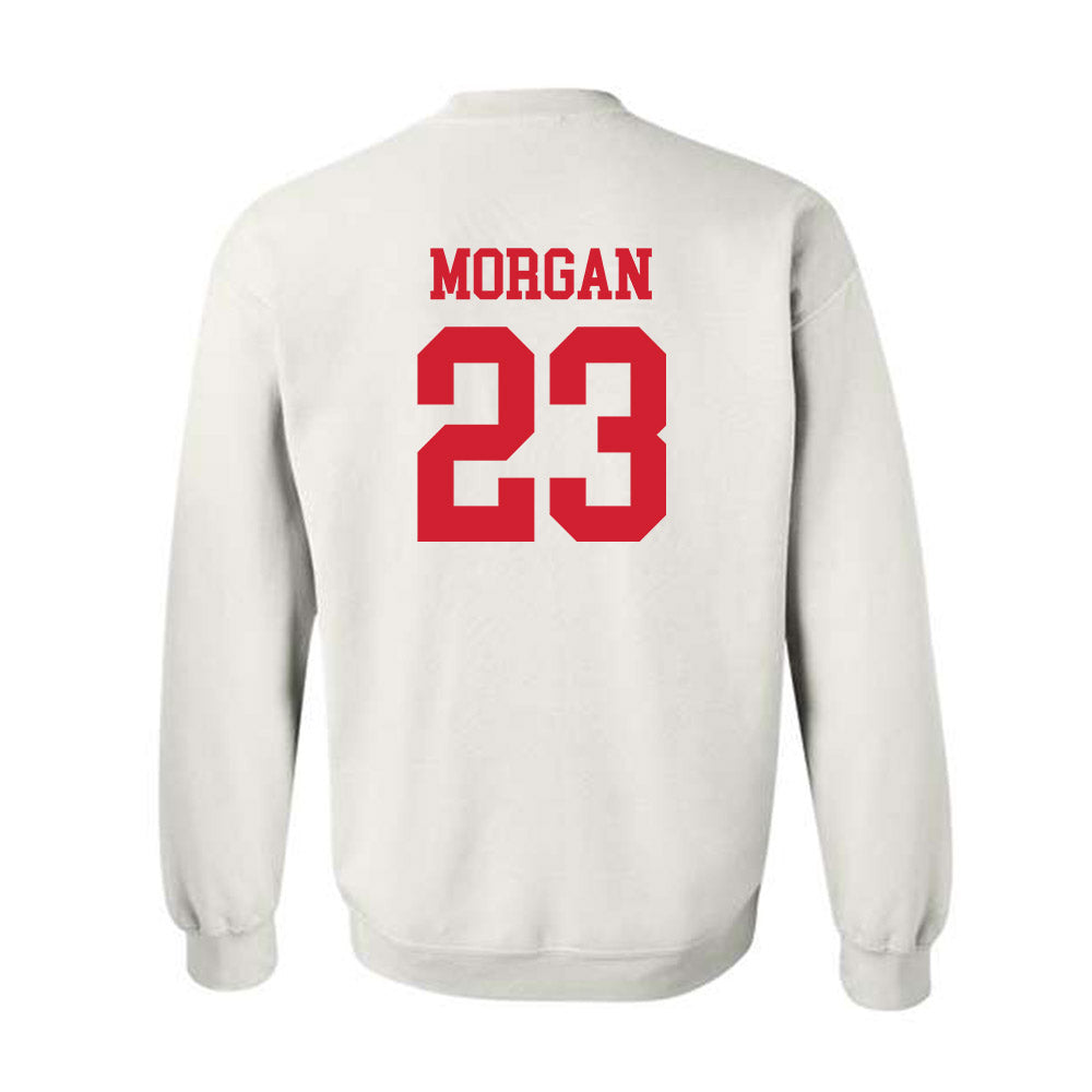 Nebraska - NCAA Men's Basketball : Andrew Morgan - Generic Shersey Crewneck Sweatshirt