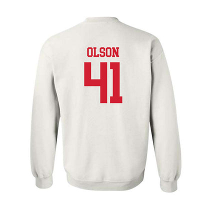 Nebraska - NCAA Baseball : Chase Olson - Generic Shersey Crewneck Sweatshirt-1