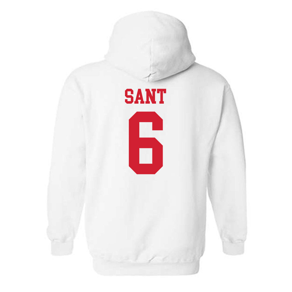 Nebraska - NCAA Women's Soccer : Sadie Sant - Generic Shersey Hooded Sweatshirt-1