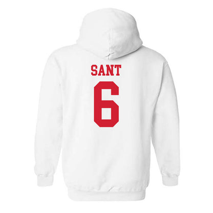 Nebraska - NCAA Women's Soccer : Sadie Sant - Generic Shersey Hooded Sweatshirt-1